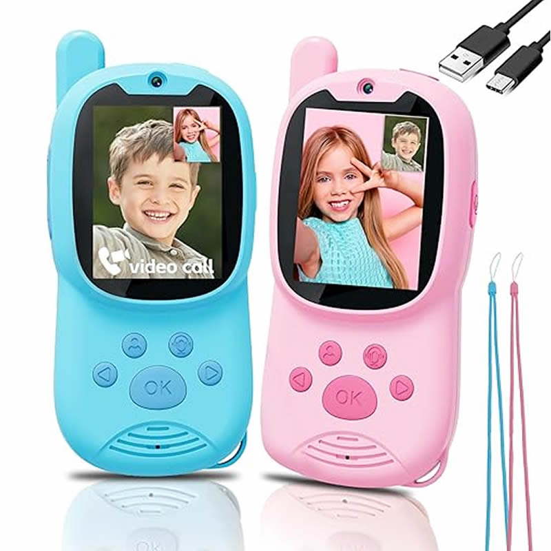 Travel Accessories Toddler - Walkie Talkies Recargables para Niños, Juguetes