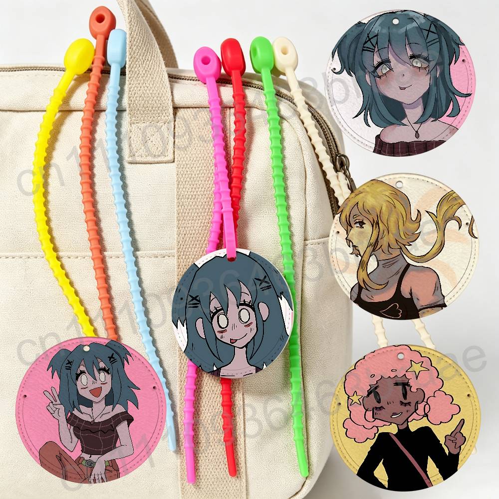 Luggage Tag Leather - Etiqueta de equipaje antipérdida Maisie Jay