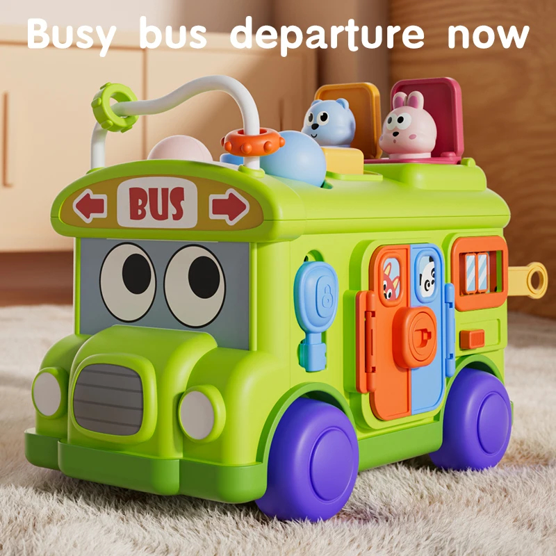 Travel Accessories Toddler - Juguete Educativo Montessori Autobús de Actividades