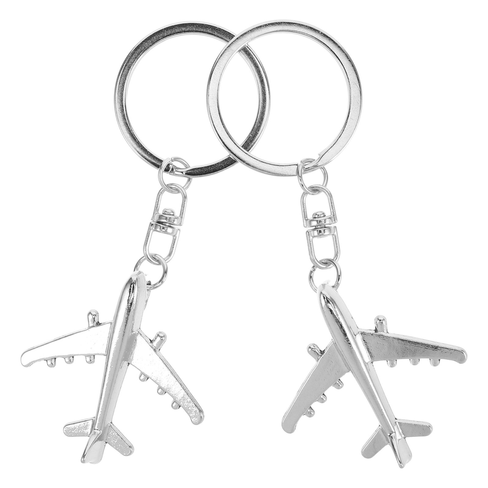 Travel Accessories Present - 2 Llaveros de Avión Creativos, Anillo