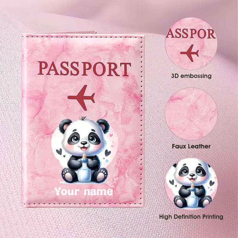 Travel Accessories Present - Porta Pasaportes de PU con Diseño