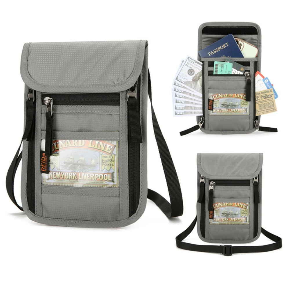 Travel Accessories Rfid - Bolsa para Pasaporte de Viaje con