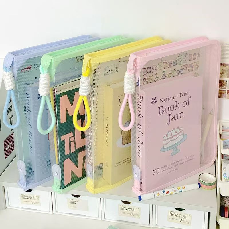 Document Organizer Folder - Bolsa para documentos transparente con asa