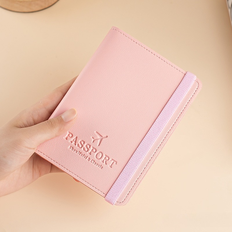 Travel Accessories Rfid - Funda para Pasaporte de Cuero PU,