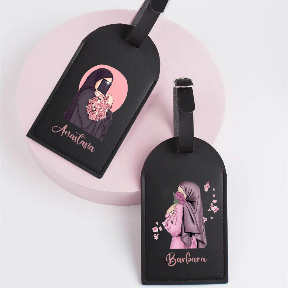 Travel Accessories Gifts For Her - Etiquetas de equipaje de cuero personalizadas