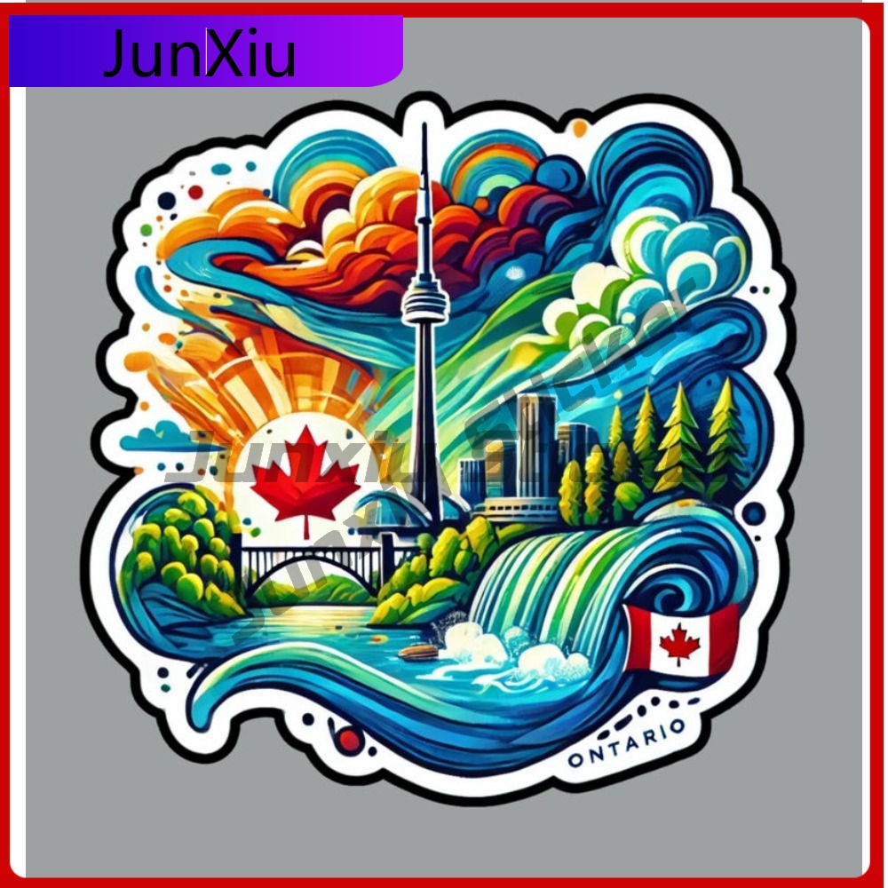 Travel Accessories Canada - Ontario Canadá pegatina de viaje accesorios