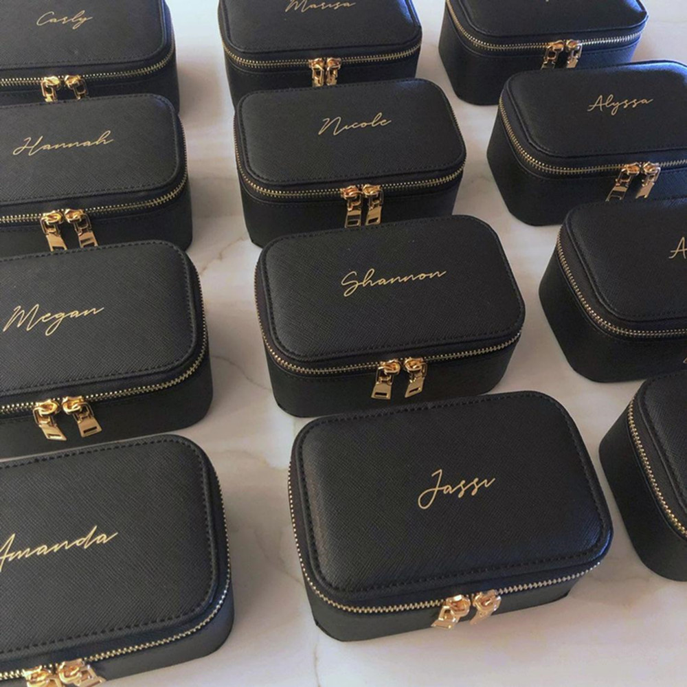 Travel Accessories Gifts For Her - Joyero personalizado con estuche de viaje