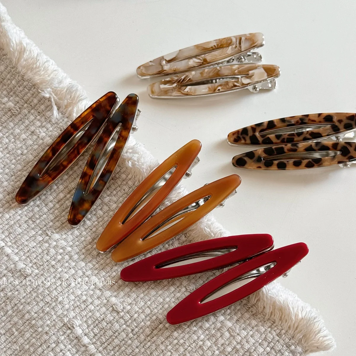 Travel Accessories Gifts For Her - Pinzas para el cabello de acetato