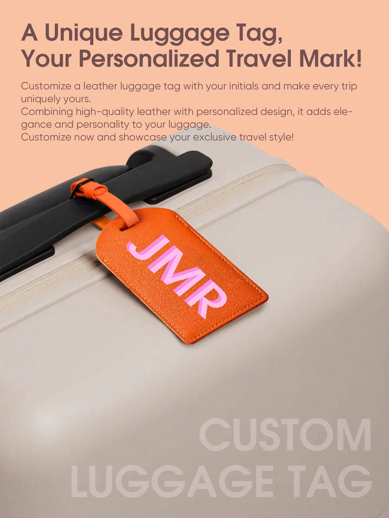 Etiqueta de Equipaje Personali - Luggage Tag Leather reseña y precio