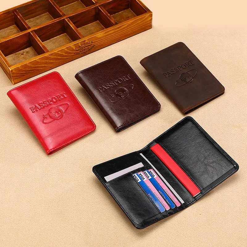 Funda de pasaporte de cuero ge - Travel Accessories Rfid reseña y precio