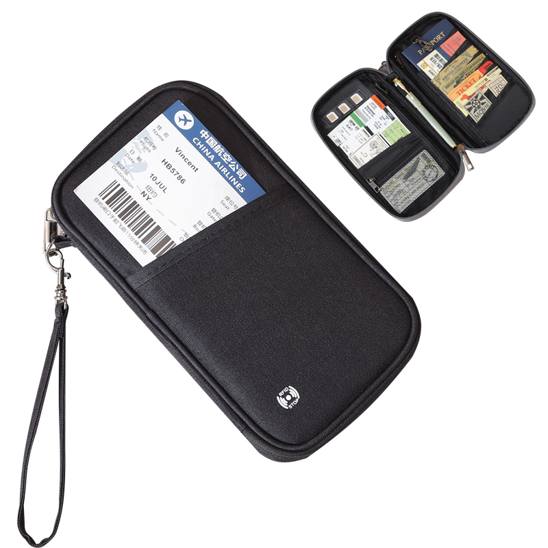 Cartera para pasaporte con blo - Travel Accessories Rfid reseña y precio