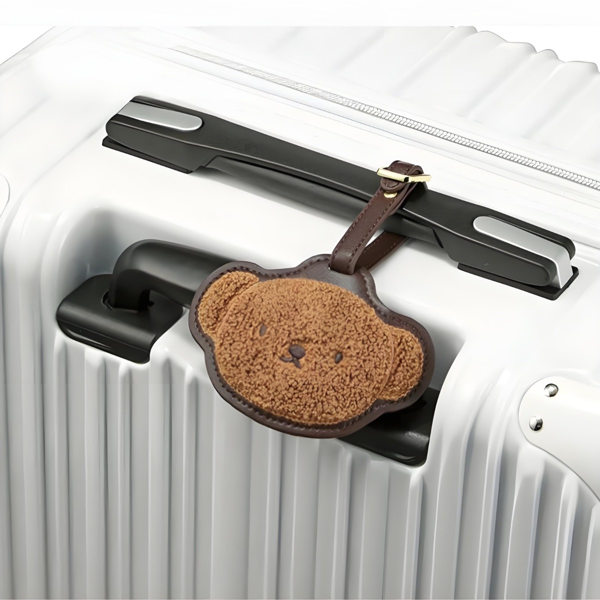 Bolsa de Cuero Bordada con Per - Luggage Tag Leather reseña y precio