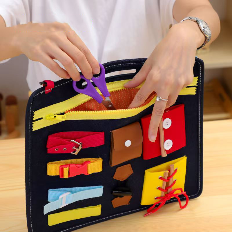 Tablero ocupado Montessori par - Travel Accessories Toddler reseña y precio