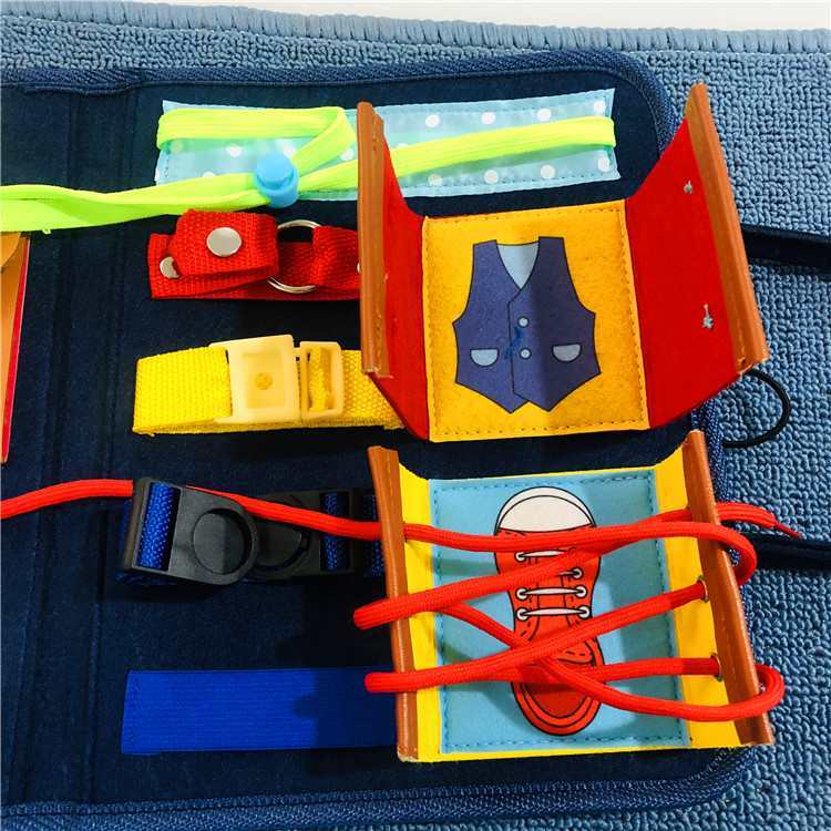 Tablero ocupado Montessori par - Travel Accessories Toddler reseña y precio