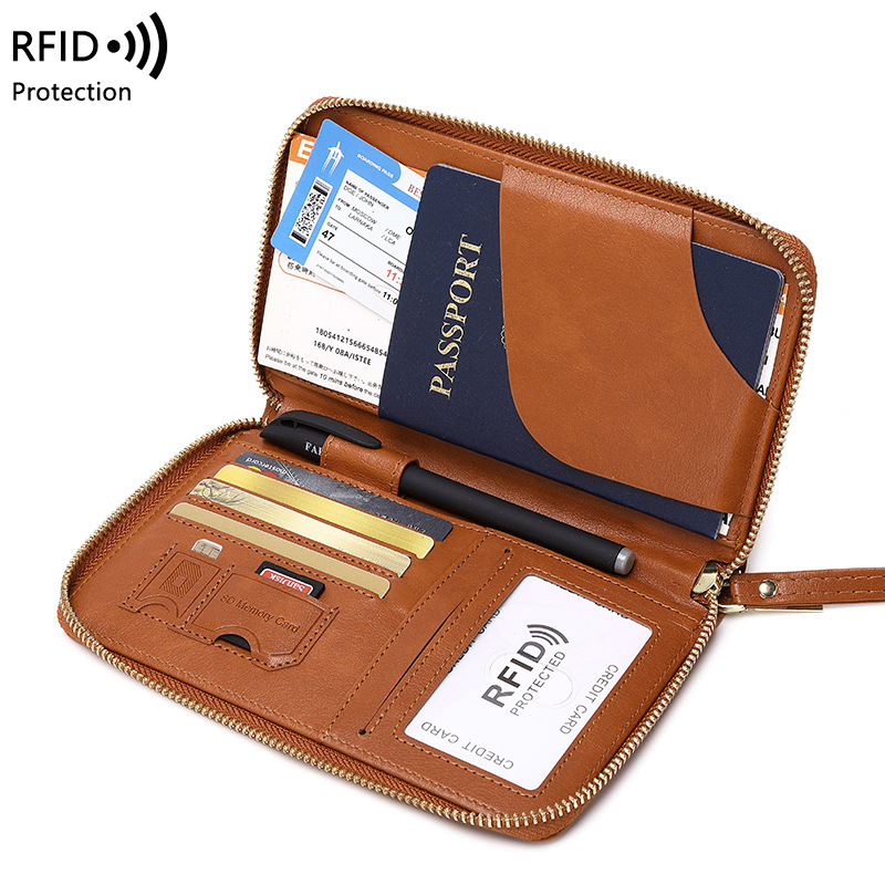 Nuevas fundas de cuero para pa - Travel Accessories Rfid reseña y precio