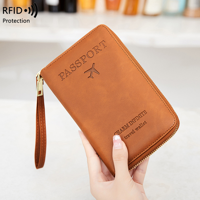 Nuevas fundas de cuero para pa - Travel Accessories Rfid reseña y precio