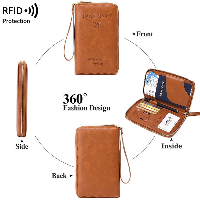Nuevas fundas de cuero para pa - Travel Accessories Rfid reseña y precio