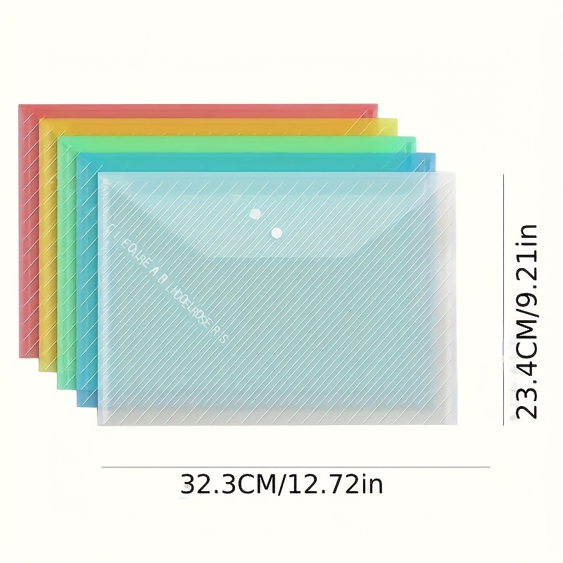 5/10 unids/set A4 bolsa de arc - Document Organizer Folder reseña y precio