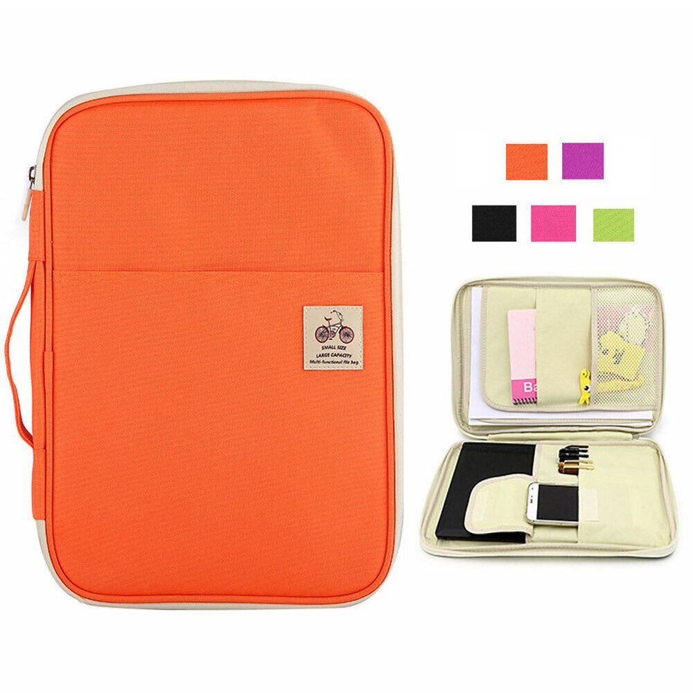 Cartera de viaje A4 con cremal - Document Organizer Folder reseña y precio