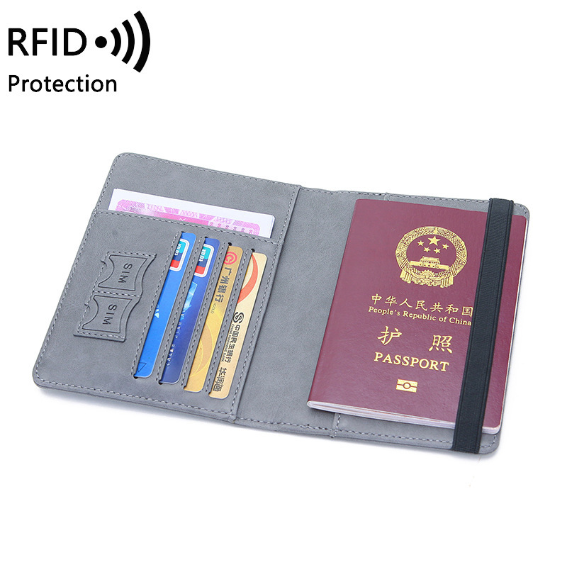 Porta pasaporte unisex de cuer - Travel Accessories Rfid reseña y precio