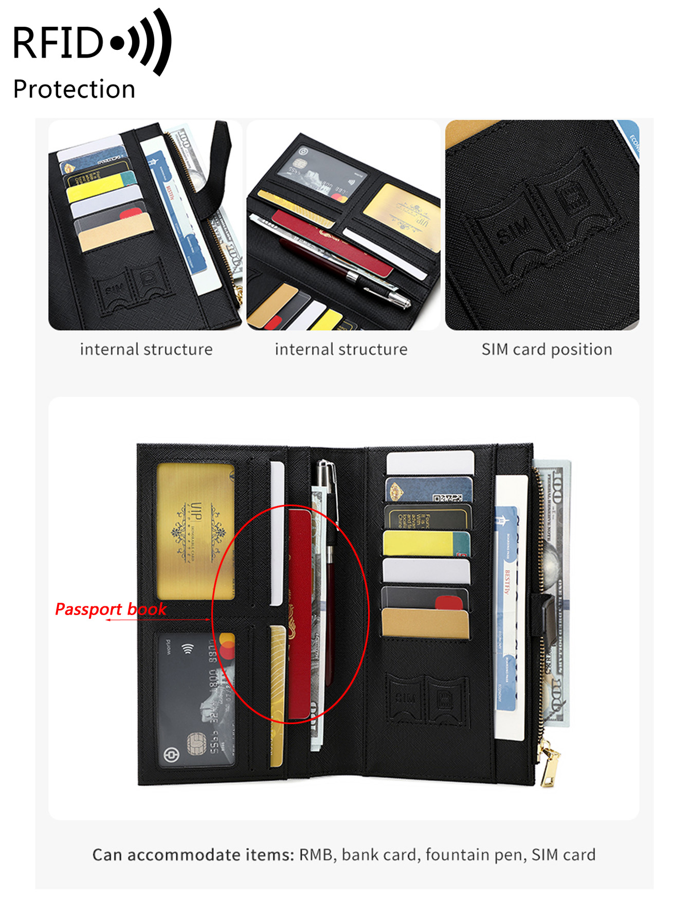 Funda para pasaporte de viaje  - Travel Accessories Rfid reseña y precio