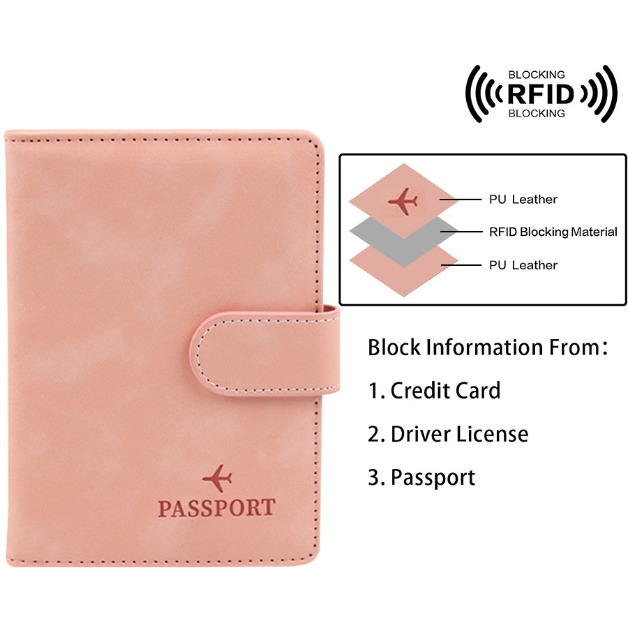 Funda para pasaporte con botón - Travel Accessories Rfid reseña y precio