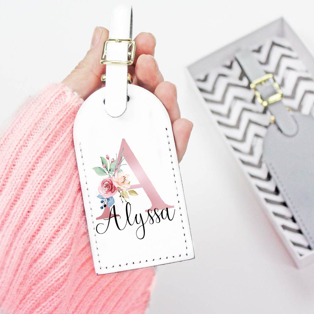 Etiqueta de equipaje de cuero  - Travel Accessories Gifts For Her reseña y precio