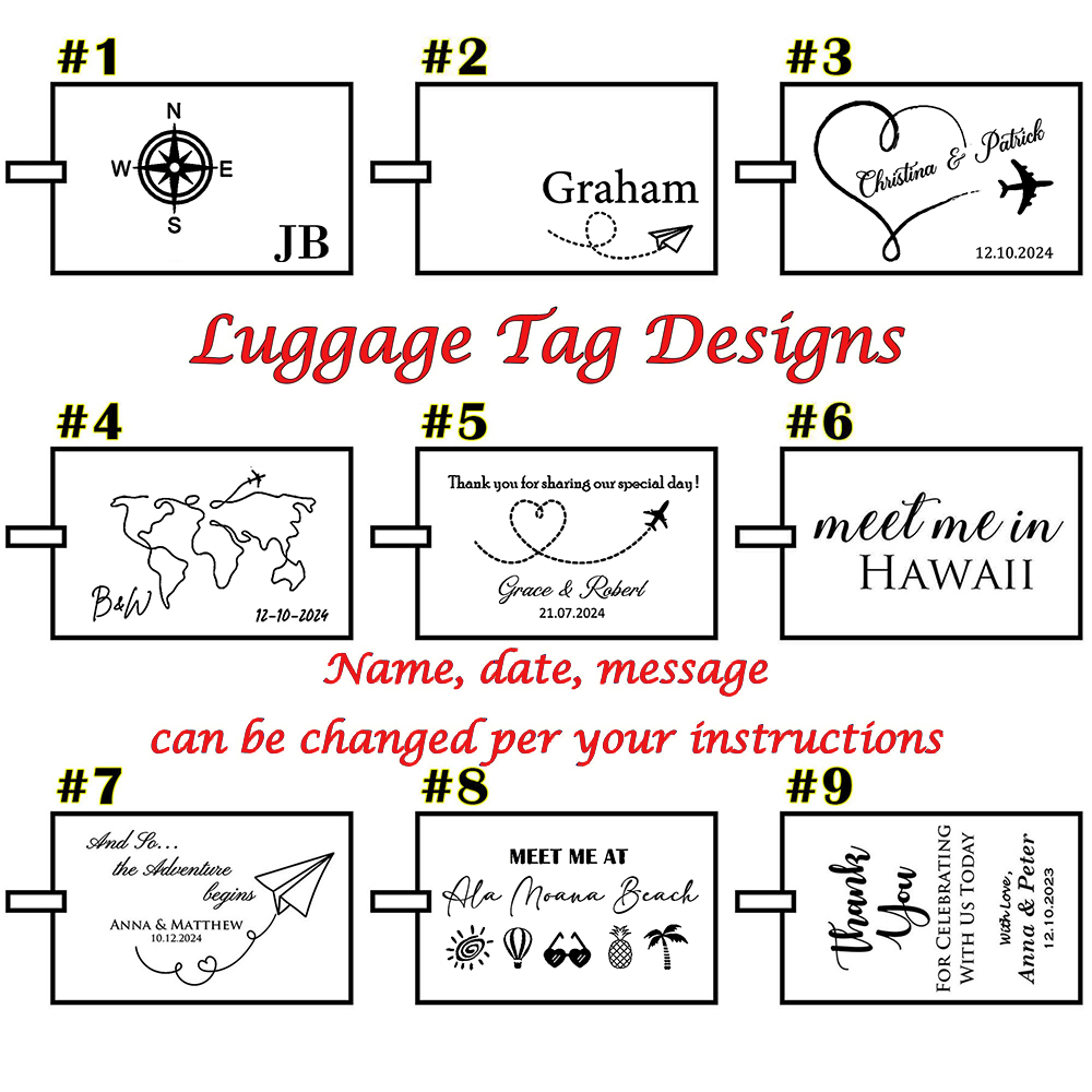 Etiqueta de equipaje de cuero  - Luggage Tag Leather reseña y precio