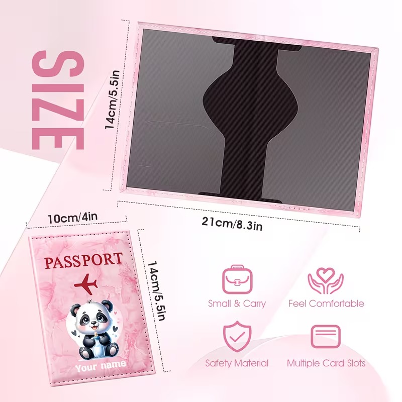 Porta Pasaportes de PU con Dis - Travel Accessories Present reseña y precio