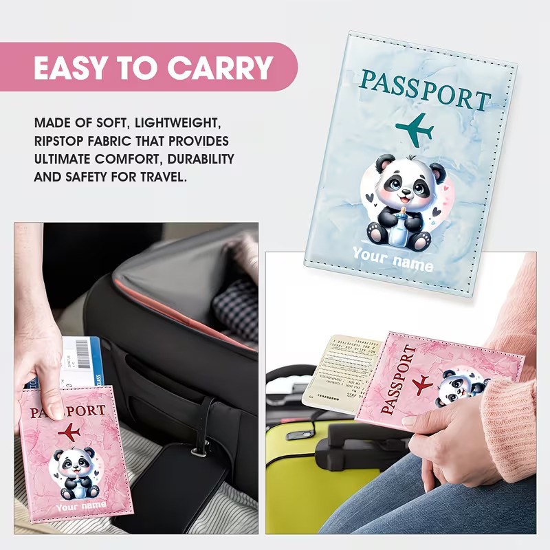 Porta Pasaportes de PU con Dis - Travel Accessories Present reseña y precio