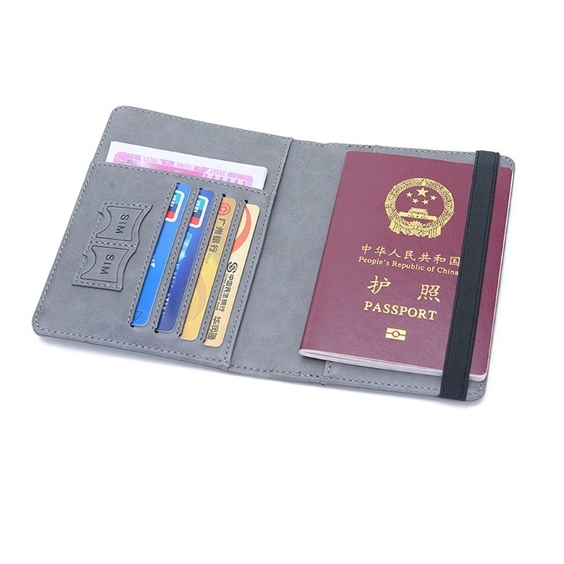 Funda de cuero con banda elást - Travel Accessories Rfid reseña y precio