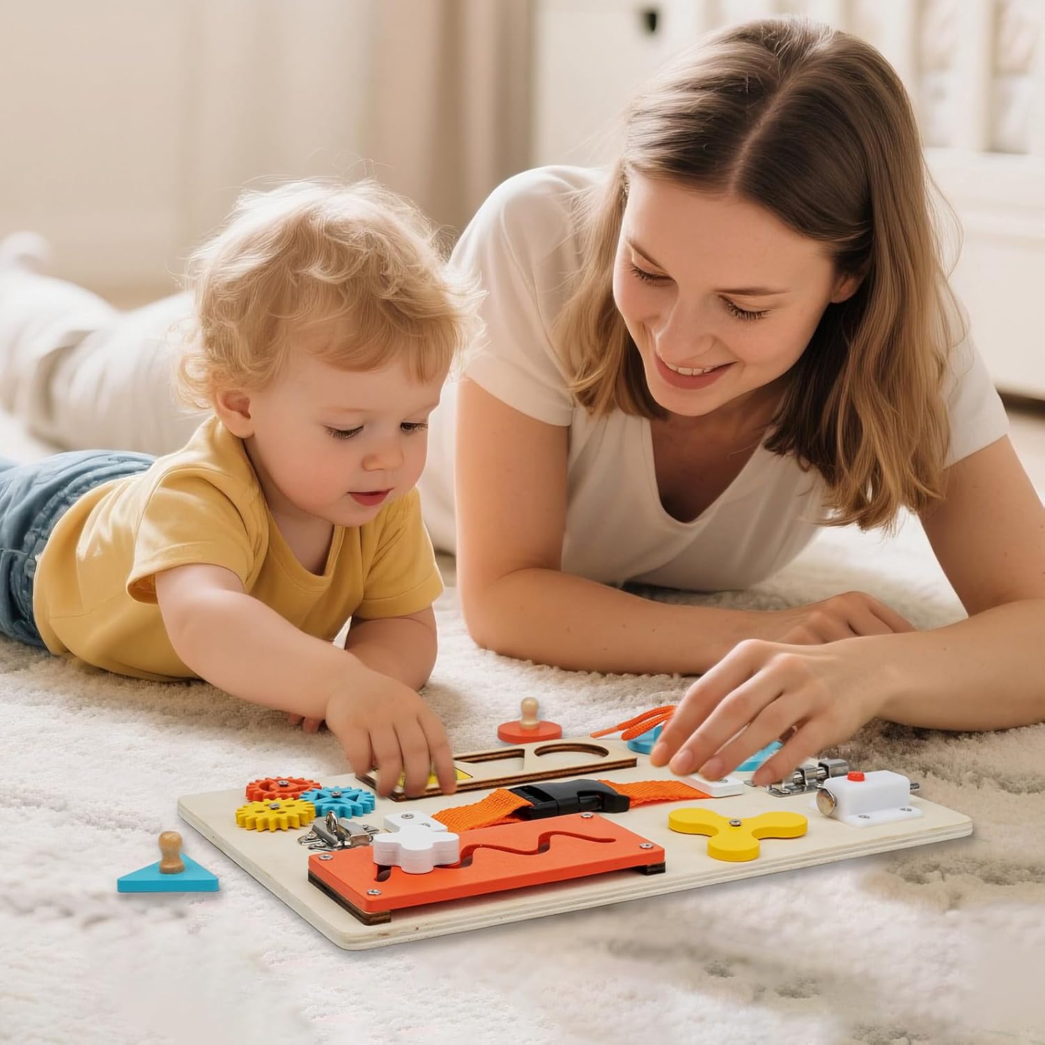 Tablero ocupado Montessori par - Travel Accessories Toddler reseña y precio
