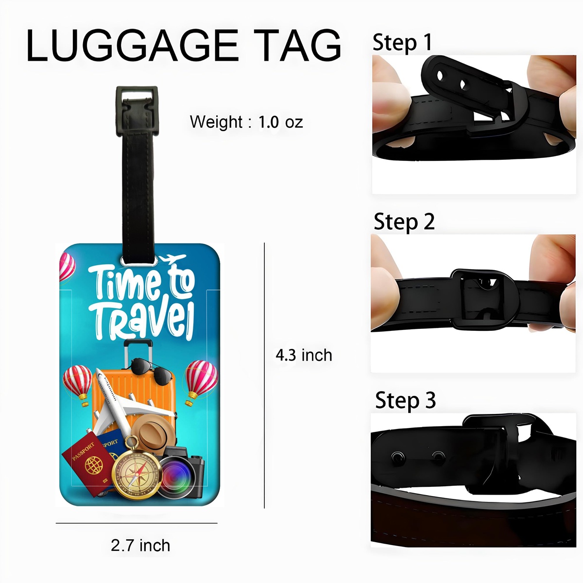 Etiqueta de Equipaje Estilo Vi - Luggage Tag Leather reseña y precio