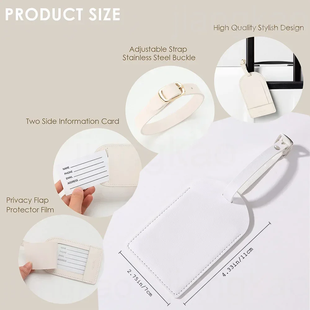 Etiqueta de equipaje de PU per - Travel Accessories Gifts For Her reseña y precio