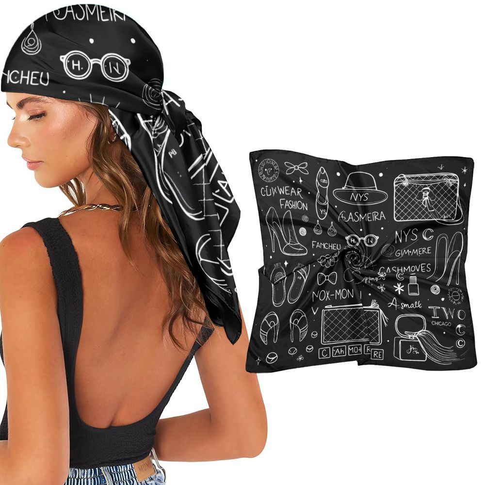 Pañuelo de Seda con Estampado  - Travel Accessories Present reseña y precio