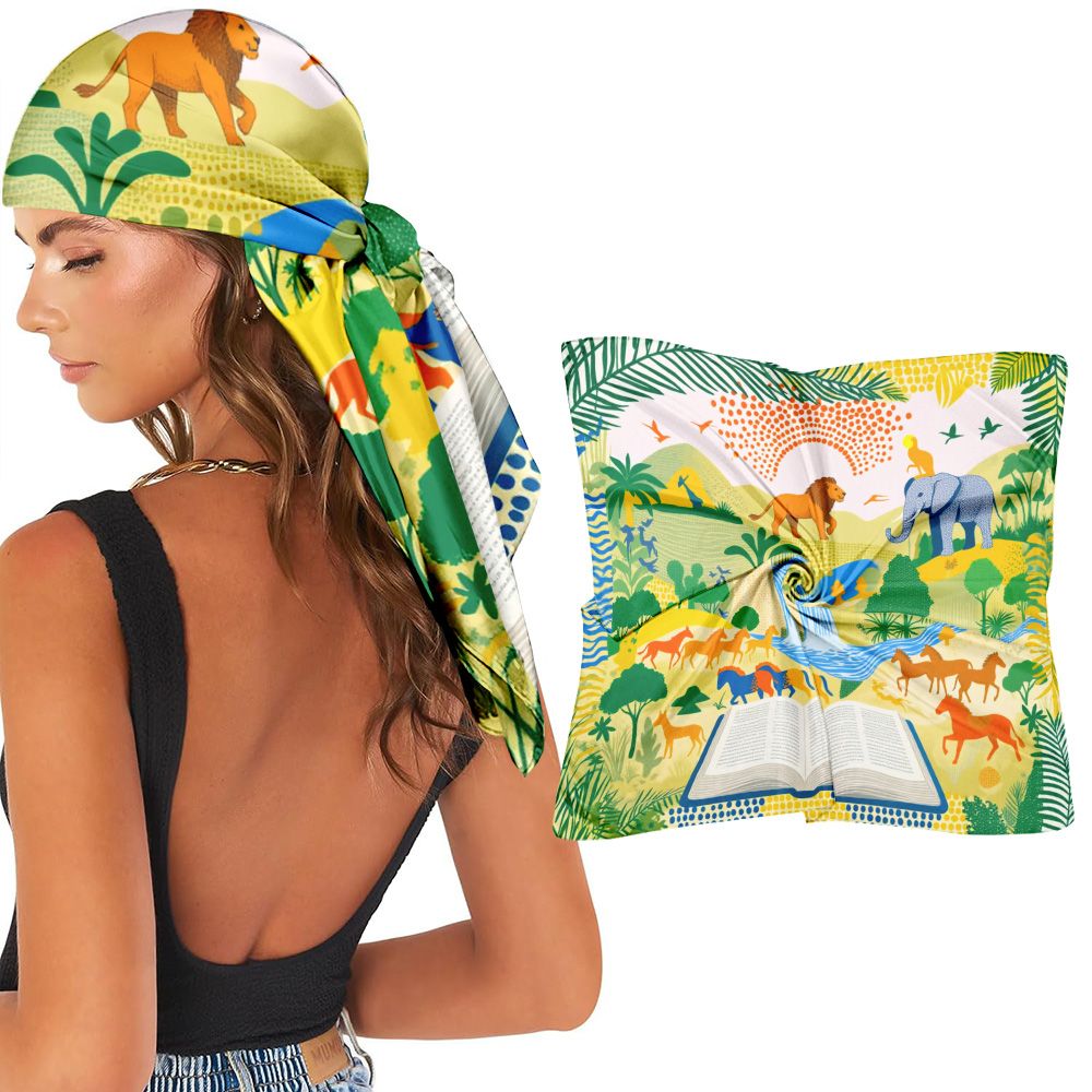 Pañuelo de Seda con Estampado  - Travel Accessories Present reseña y precio