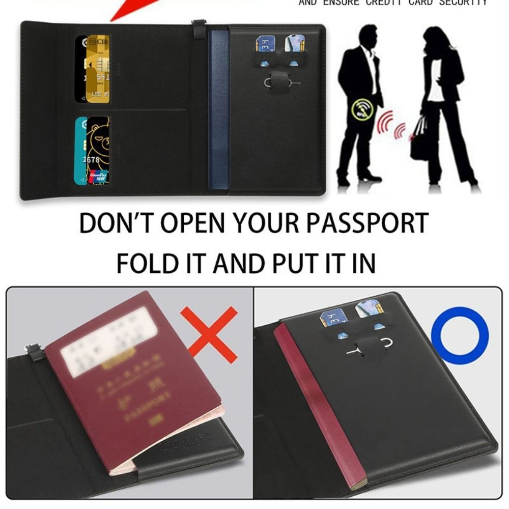 Porta pasaporte de Color sólid - Travel Accessories Rfid reseña y precio