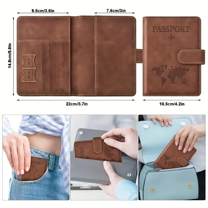 Porta Pasaportes de Viaje Unis - Travel Accessories Rfid reseña y precio