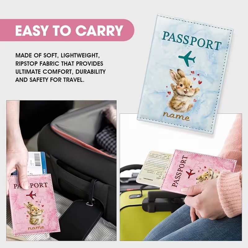 Porta Pasaportes de PU con Dis - Travel Accessories Present reseña y precio