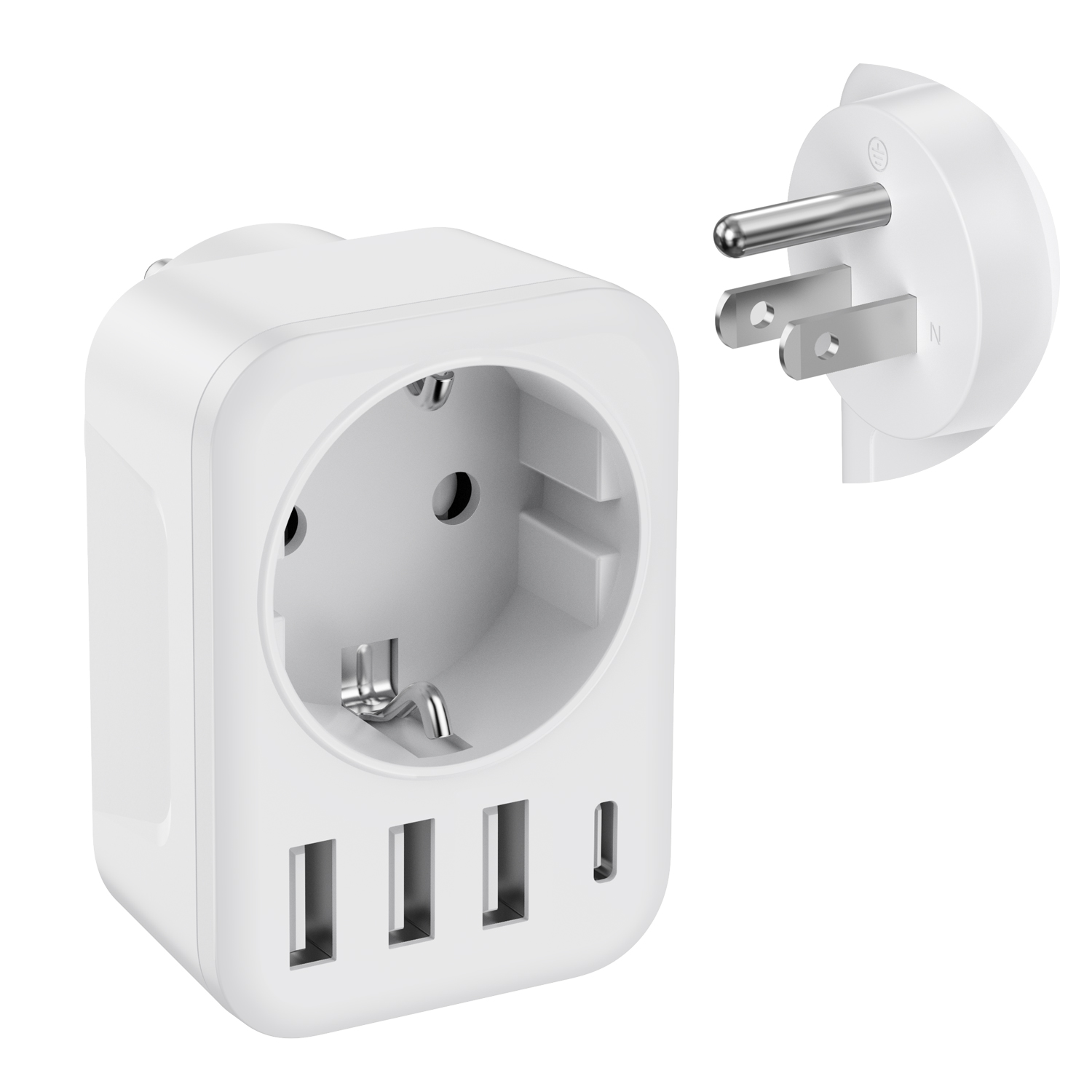 Adaptador de viaje Adaptador d - Travel Accessories Canada reseña y precio